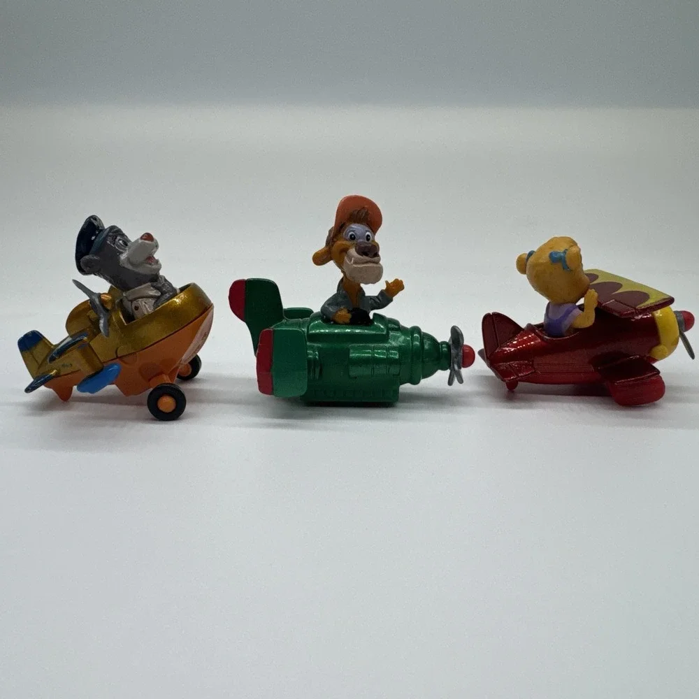 Disney TaleSpin 1989  Set of 3 Airplane McDonalds Happy Meal Toys